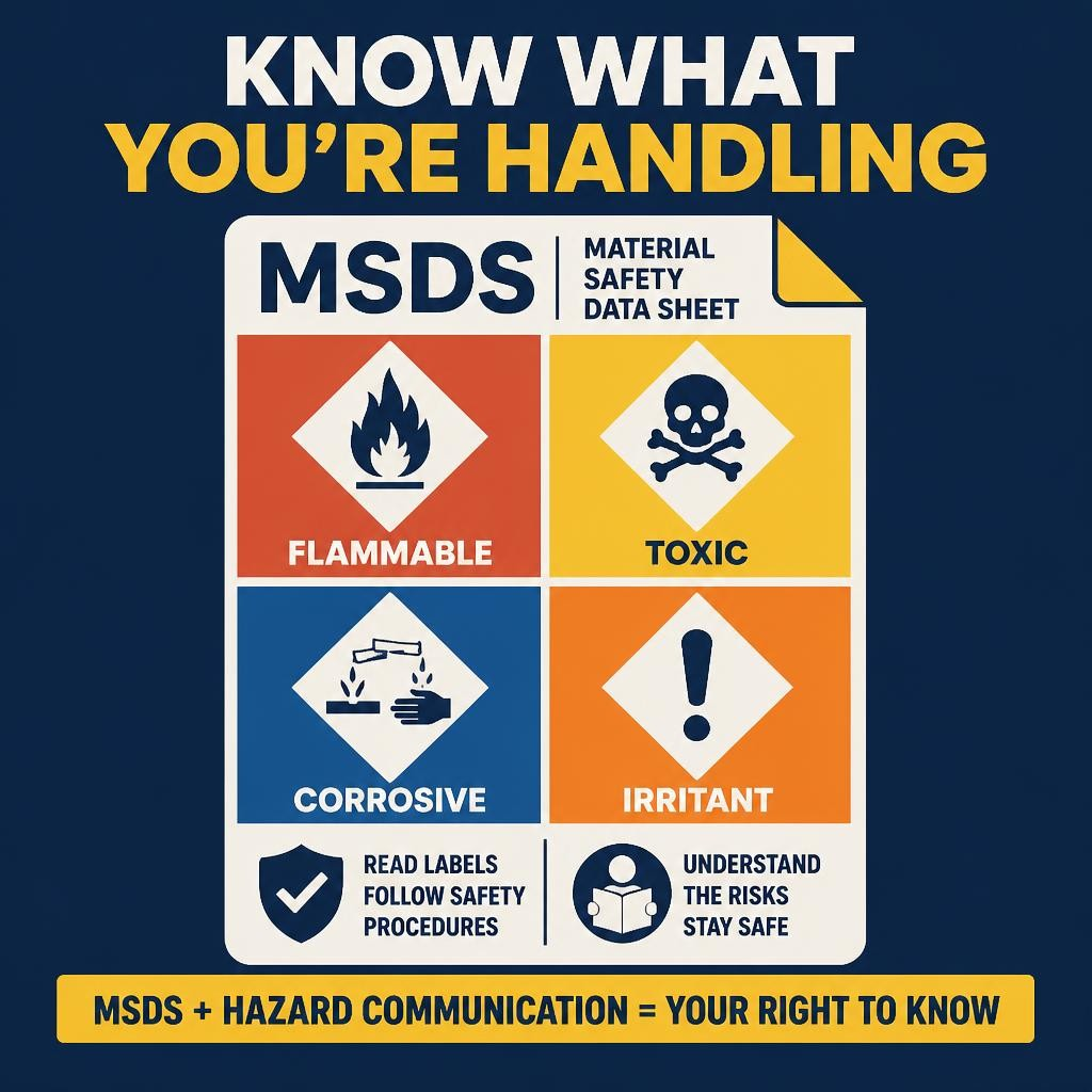 Chemical Safety, MSDS and Hazard Communication