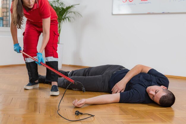 electric shock first aid training 