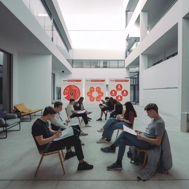 young-adults-studying-fire-safety-infographics-minimalist-architectural-space-daytime_1354391-3453 Crisis Management and Crisis Intervention Lecture + Activities NBY LMOSH INDIA